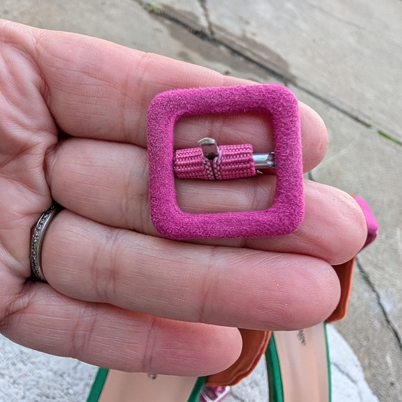 Unique Vintage Rainbow Chunky Platforms Size 10/41 - Picture 4 of 6